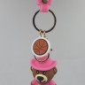 Брелок для ключей "МЕДВЕЖОНОК в Шляпе" розовый (ТВ-2635) В упаковке 10 штук Цена указана за 1 шт ! ! !