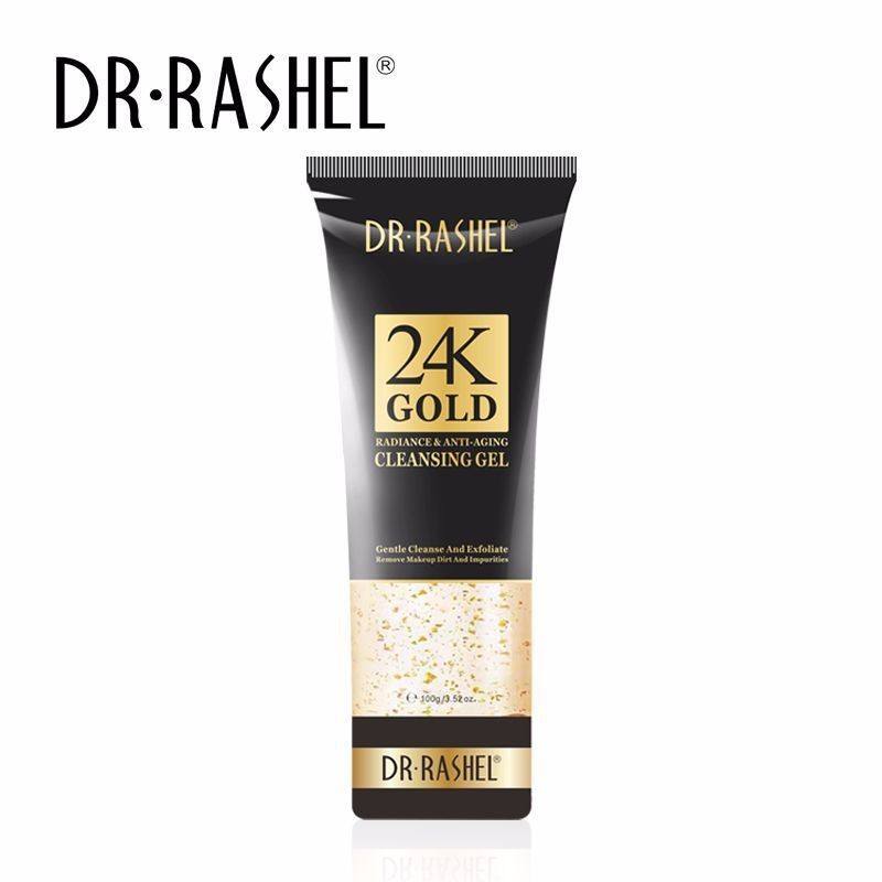 DR.RASHEL  Гель для умывания 24К GOLD Антивозрастной Сияние кожи  100г  (DRL-1483)