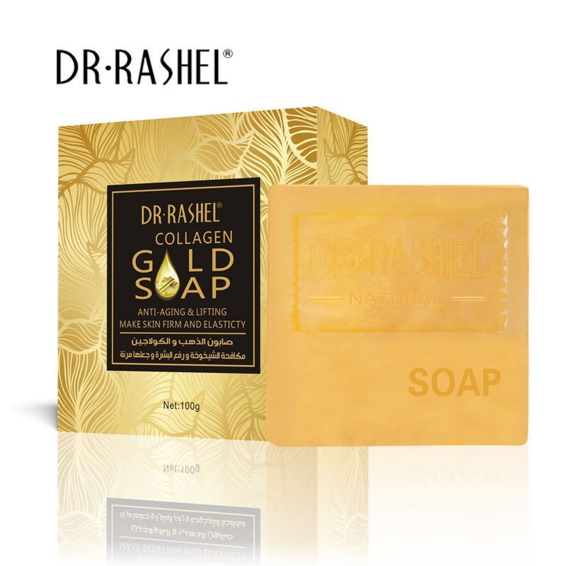 DR.RASHEL  Мыло для лица и тела Collagen GOLD Антивозрастное Лифтинг - Эффект  100г  (DRL-1386)