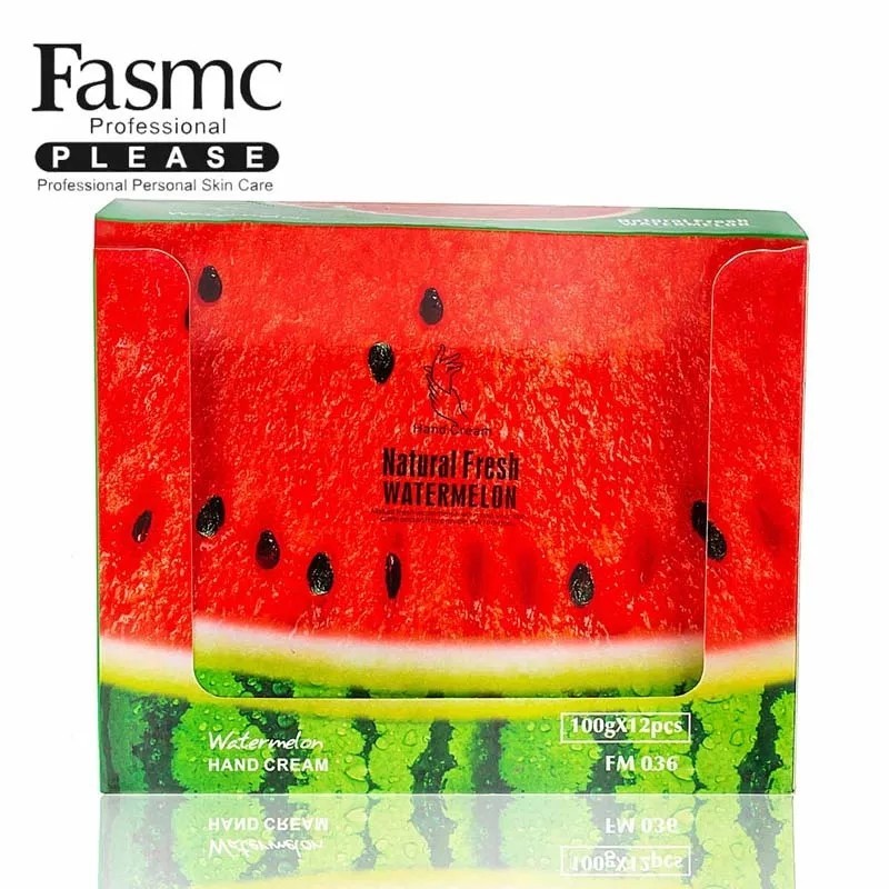 FASMC  Крем для рук Natural Fresh АРБУЗ  (WATERMELON)  100г  (fm-036)