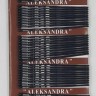 Невидимки "Aleksandra" Чёрные 5 см. 100 штук на Листе  (ТВ-2640)