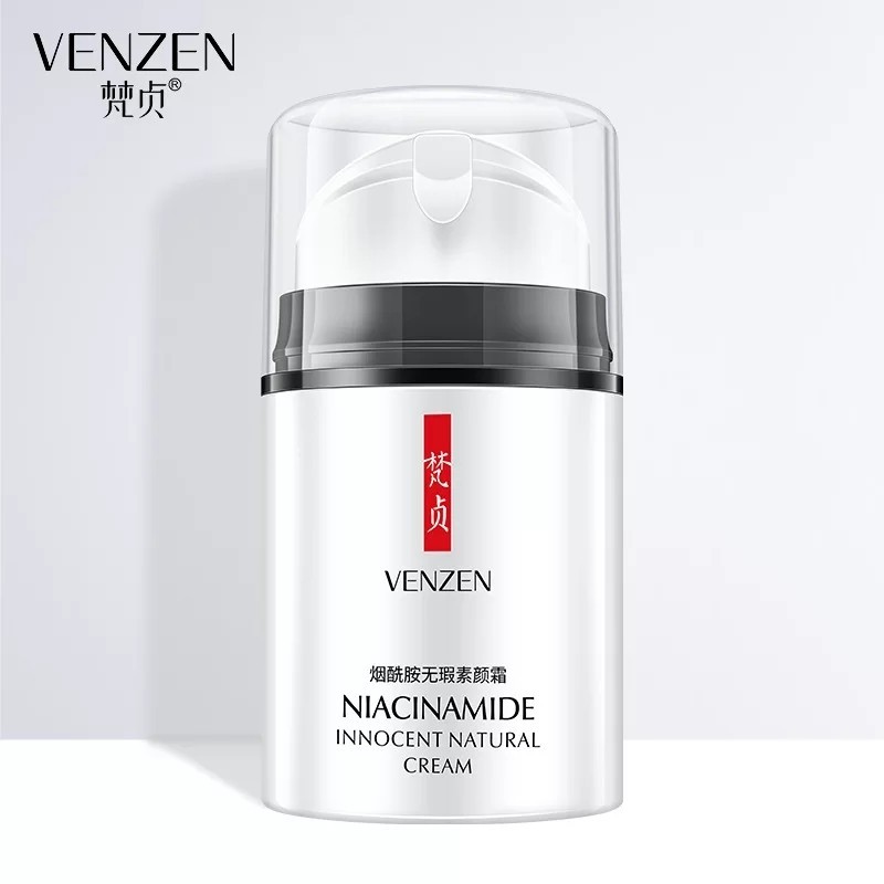VENZEN  Крем для лица NIACINAMIDE "натуральный макияж" с НИАЦИНАМИДОМ  50г  (F-Z29015)