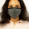 Маска защитная для лица Fashion Mask ЦВЕТНАЯ Камни Хлопок многоразовая  (ТВ-3)