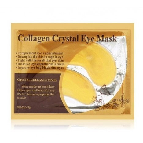 Патчи гелевые для век COLLAGEN Crystal кристальные Коллагеновые GOLD  (золотые)  3г * 2