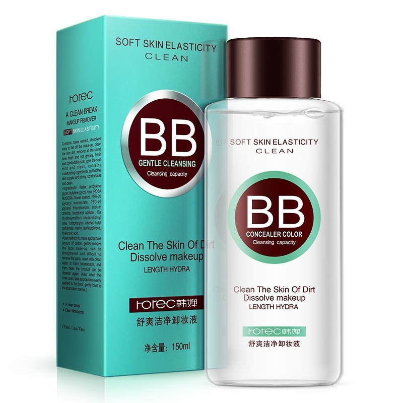 ROREC  Средство для снятия макияжа BB Gentle Cleansing Нежное Очищение  150мл  (HC-7854)