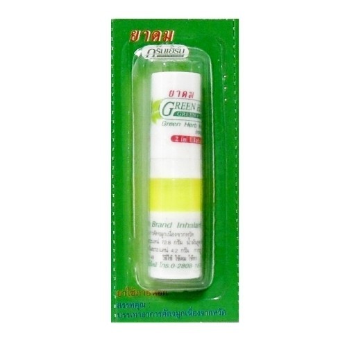 GREEN HERB  Карандаш - ингалятор для Носа Brand Inhalant на Травах (6 штук на блистере)