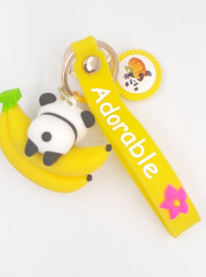 Брелок для ключей "Фруктовая ПАНДА" Банан (ТВ-2632) В упаковке 10 штук Цена указана за 1 шт ! ! !