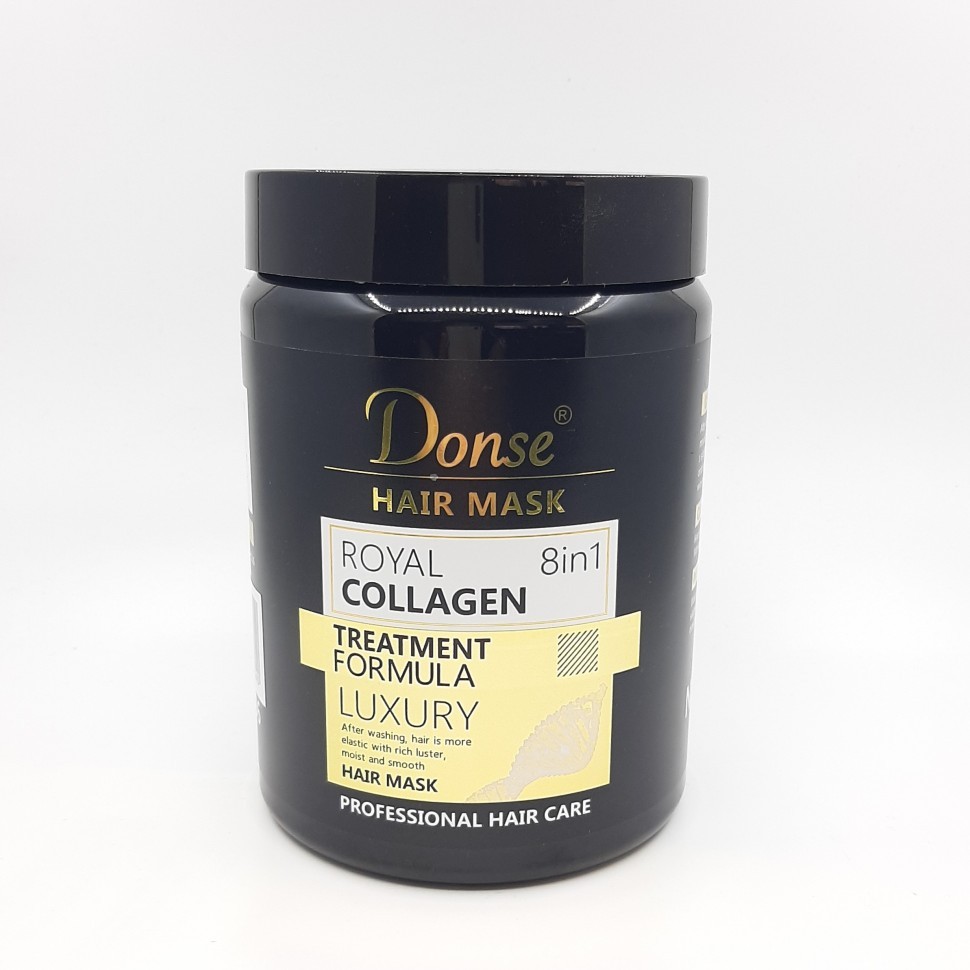 DONSE  Маска для волос ROYAL COLLAGEN 8 in 1 лечебная формула LUXURY  1л  (DF6-06)