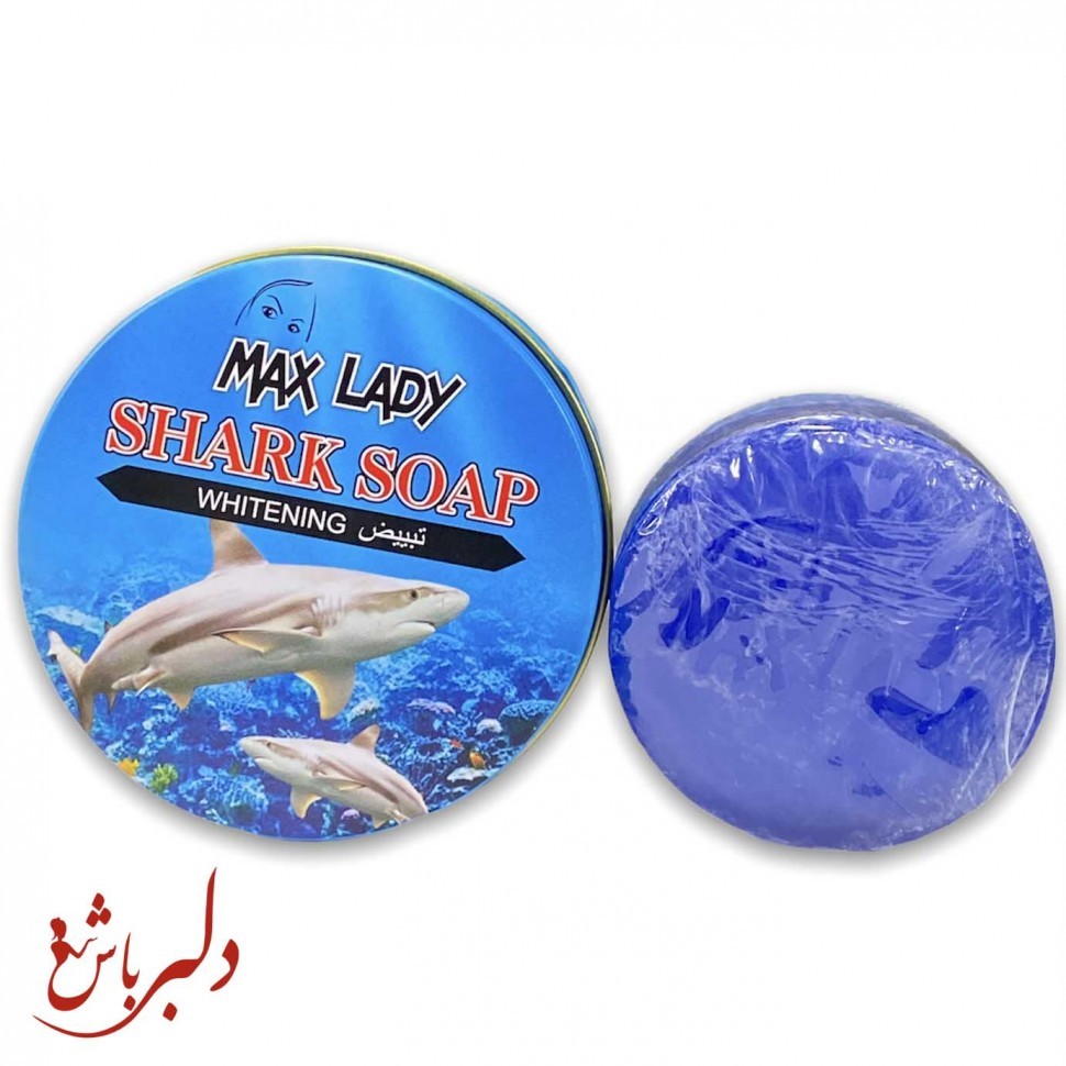 MAX LADY  Мыло для лица  SHARK отбеливающее АКУЛА (банка)  100г  (MX-2398)