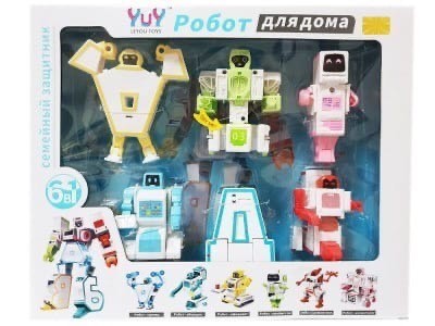Роботы-буквы (6 штук)