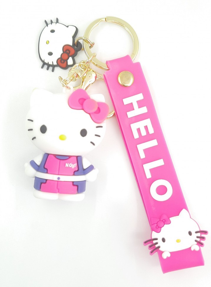 Брелок для ключей "HELLO Китти" фуксия (ТВ-2622) В упаковке 10 штук Цена указана за 1 шт ! ! !