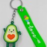 Брелок для ключей "АВОКАДО" оранжевое сердце (ТВ-2620) В упаковке 10 штук Цена указана за 1 шт ! ! !