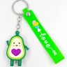 Брелок для ключей "АВОКАДО" фиолетовое сердце (ТВ-2620) В упаковке 10 штук Цена указана за 1 шт ! ! !