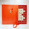 Мыльные лепестки РОЗОЧКИ в Коробке СЕРДЦЕ  (красные / белые)  (розочки 99шт)  (ТА-502)