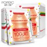ROREC  Маска - муляж для лица YOGURT Увлажняющая с Молочными протеинами и Лактобактериями  30г  (HC-5785)