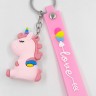 Брелок для ключей "ЕДИНОРОГ" розовый (ТВ-2620) В упаковке 10 штук Цена указана за 1 шт ! ! !
