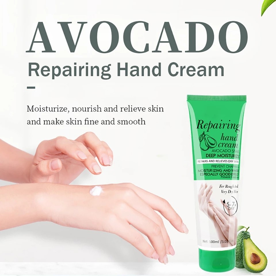 AICHUN BEAUTY  Крем для рук REPAIRING Avocado Snail Увлажняющий, Восстанавливающий для потрескавшейся кожи АВОКАДО и УЛИТКА  100мл  (AC-3047)