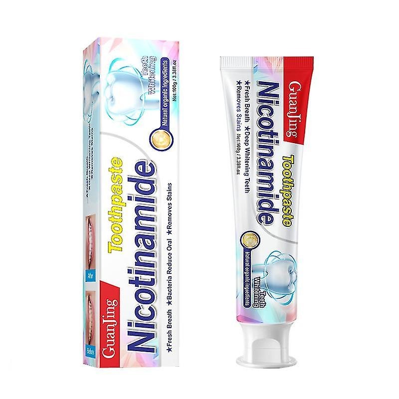 GUANJING  Зубная паста NICOTINAMIDE Отбеливающая, Антибактериальная  100г  (GJ-6026)